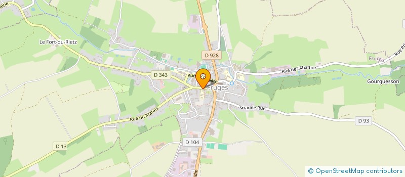 localisation de l'entreprise CANTINE SCOLAIRE  FRUGES