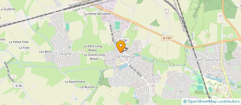 localisation de l'entreprise CANTINE SCOLAIRE  AIGNE