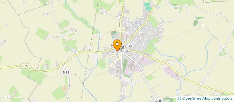 localisation de l'entreprise CANTINE SCOLAIRE  MAROLLES-LES-BRAULTS