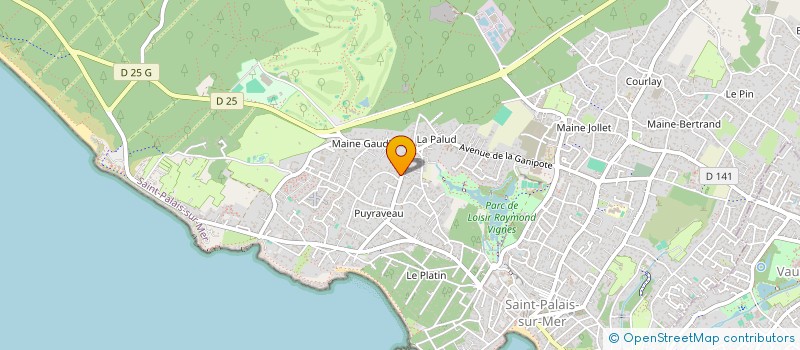 localisation de l'entreprise CANTINE SCOLAIRE AUTONOME à SAINT-PALAIS-SUR-MER