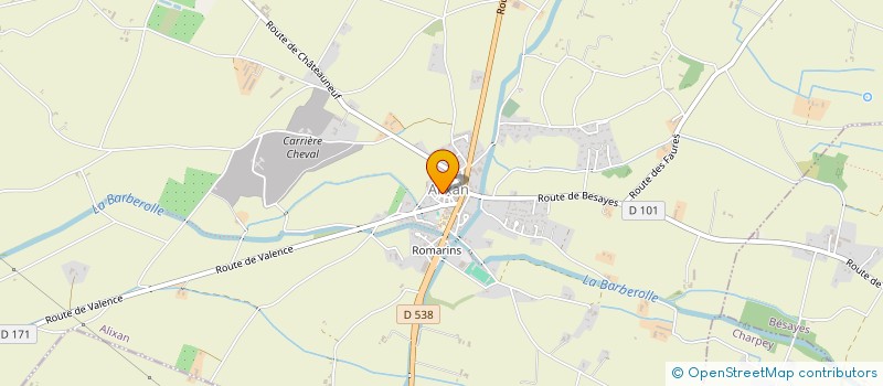 localisation de l'entreprise CANTINE SCOLAIRE D ALIXAN à ALIXAN