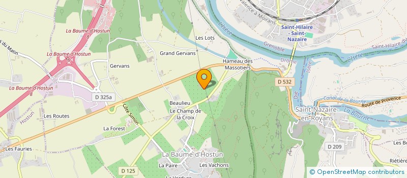 localisation de l'entreprise CANTINE SCOLAIRE D'EYMEUX à EYMEUX