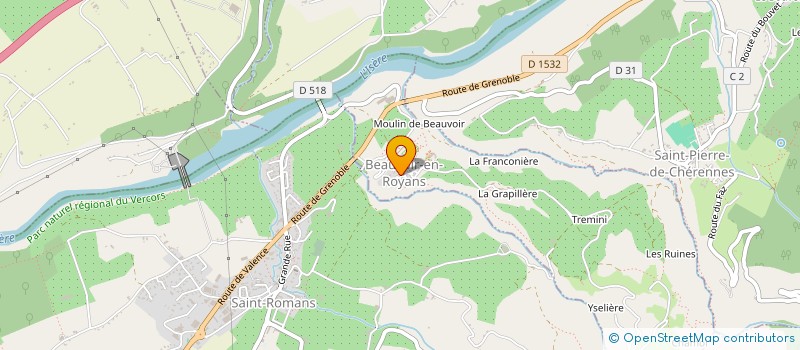 localisation de l'entreprise CANTINE SCOLAIRE D IZERON à IZERON