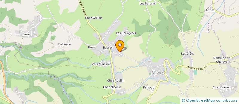 localisation de l'entreprise CANTINE SCOLAIRE DE CHOISY à CHOISY