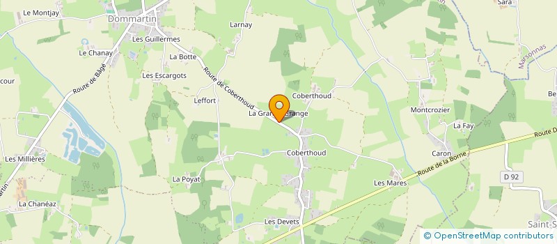 localisation de l'entreprise CANTINE SCOLAIRE DE DOMMARTIN à BAGE-DOMMARTIN