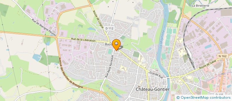 localisation de l'entreprise CANTINE SCOLAIRE DE L'ECOLE PUBLIQUE à MENIL