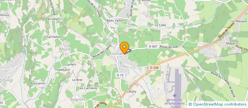 localisation de l'entreprise CANTINE SCOLAIRE DE TERNAND à TERNAND