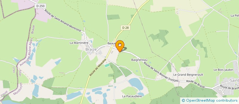 localisation de l'entreprise CANTINE SCOLAIRE DE VALIGNY à VALIGNY