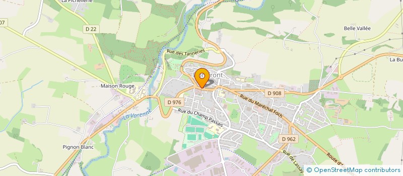 localisation de l'entreprise CANTINE SCOLAIRE ECOLE GARCONS à DOMFRONT-EN-POIRAIE