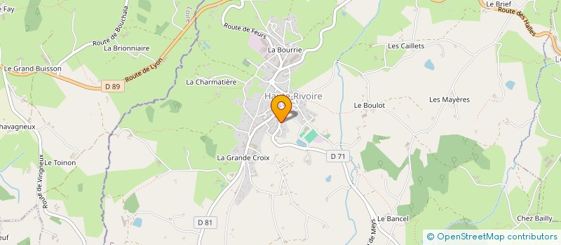 localisation de l'entreprise CANTINE SCOLAIRE ECOLE LIBRE à HAUTE-RIVOIRE