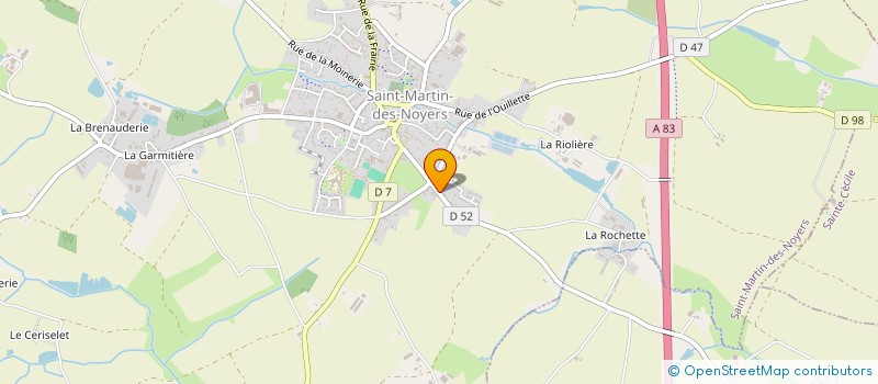 localisation de l'entreprise CANTINE SCOLAIRE ECOLE PUBLIQ à SAINT-MARTIN-DES-NOYERS