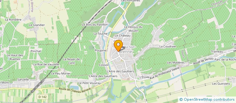 localisation de l'entreprise CANTINE SCOLAIRE ECOLE PUBLIQ à VERNOU-SUR-BRENNE
