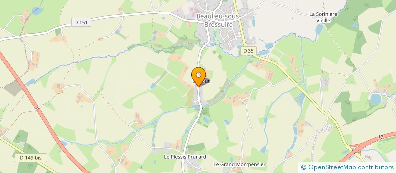 localisation de l'entreprise CANTINE SCOLAIRE ECOLE PUBLIQUE ET PRIVE à BRESSUIRE