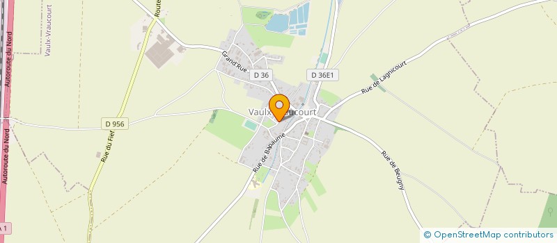 localisation de l'entreprise CANTINE SCOLAIRE ECOLES PUBLIQUES à VAULX-VRAUCOURT