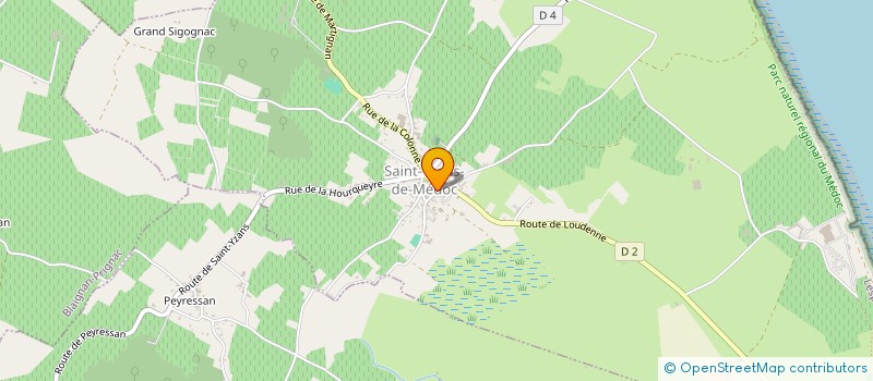 localisation de l'entreprise CANTINE SCOLAIRE INTERCOMMUNAL à SAINT-YZANS-DE-MEDOC