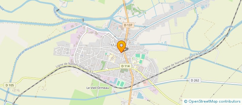 localisation de l'entreprise CANTINE SCOLAIRE MUNICIPALE à MARANS