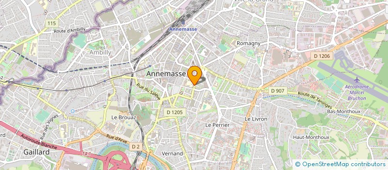 localisation de l'entreprise CANTINE SCOLAIRE MUNICIPALE D'ANNEMASSE à ANNEMASSE