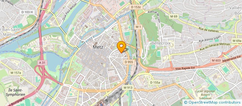 localisation de l'entreprise CANTINE SCOLAIRE OEUVRE PUPILLE ECOLE à METZ