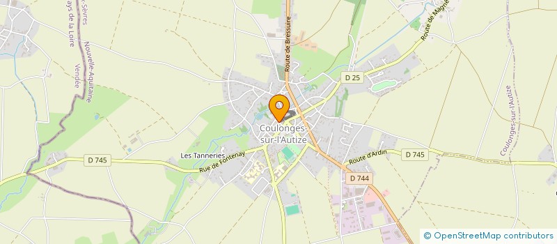 localisation de l'entreprise CANTINE SCOLAIRE PRIVEE à COULONGES-SUR-L'AUTIZE