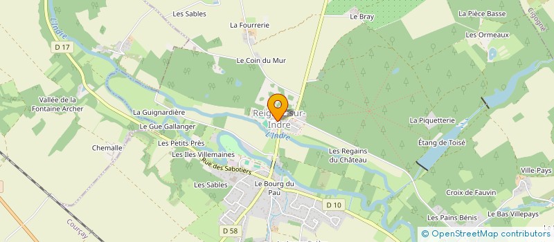 localisation de l'entreprise CANTINE SCOLAIRE PUBLIQUE à REIGNAC-SUR-INDRE