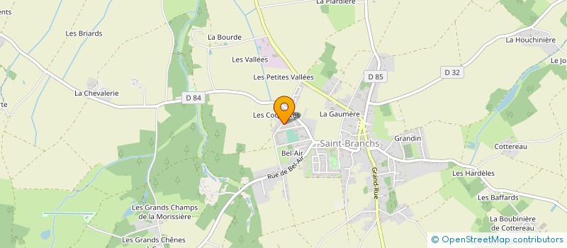 localisation de l'entreprise CANTINE SCOLAIRE PUBLIQUE  SAINT-BRANCHS