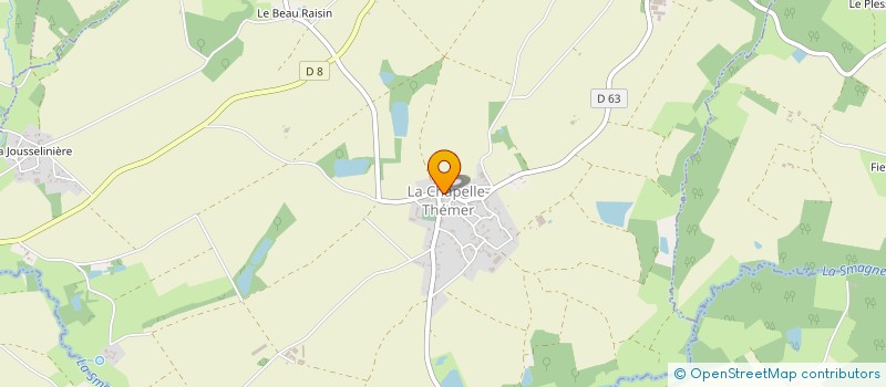 localisation de l'entreprise CANTINE SCOLAIRE PUBLIQUE  LA CHAPELLE-THEMER