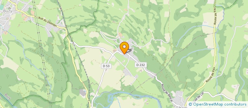 localisation de l'entreprise CANTINE SCOLAIRE REBENACQ  REBENACQ