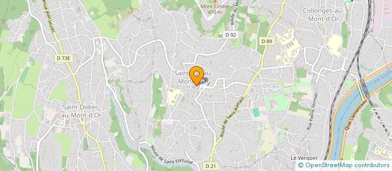 localisation de l'entreprise CANTINE SCOLAIRE SOU DES ECOLES LAIQUES à SAINT-CYR-AU-MONT-D'OR