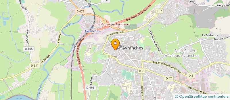 localisation de l'entreprise CANTINE SCOLAIRE ST JOSEPH à AVRANCHES