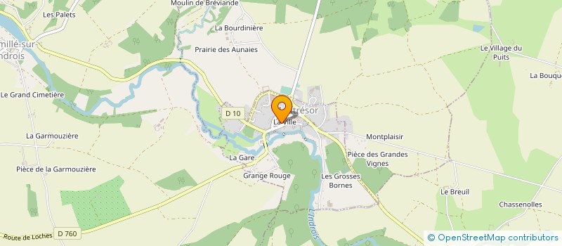 localisation de l'entreprise CANTINES DU REGROUPEMENT PEDAGOGIQUE à MONTRESOR
