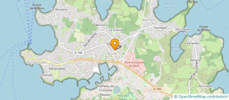 localisation de l'entreprise CANTINES SCOLAIRES à ARZON