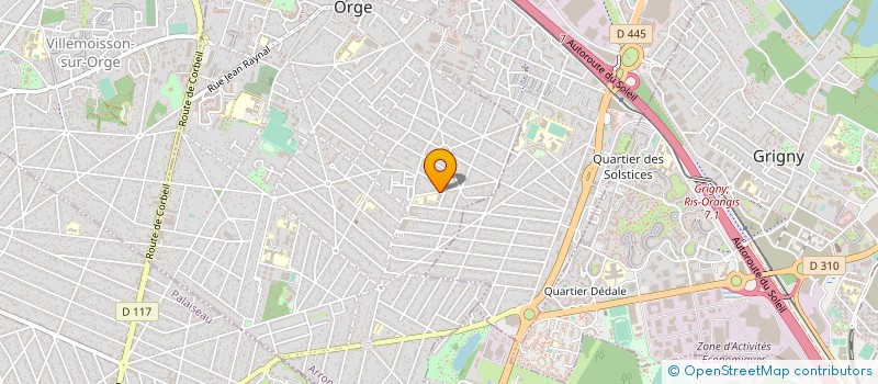 localisation de l'entreprise CANTINHO LOUREIRO à MORSANG-SUR-ORGE