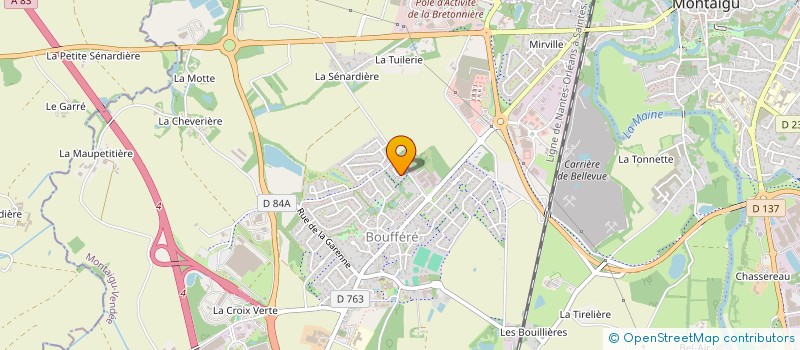 localisation de l'entreprise CANTITEAU IMMOBILIER à MONTAIGU-VENDEE