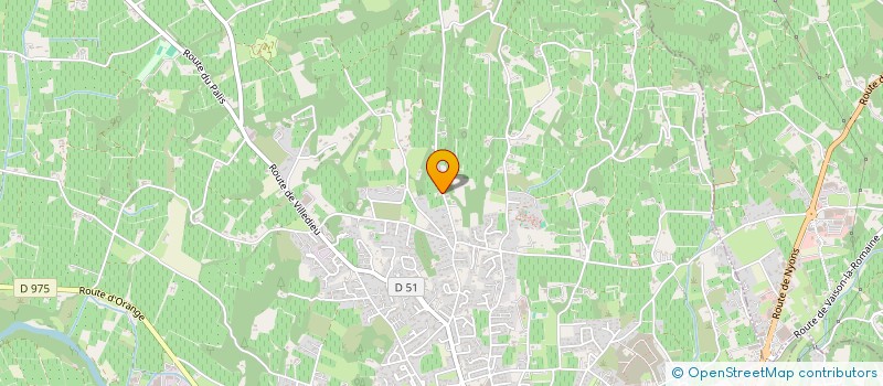 localisation de l'entreprise CANTO CIGALO  VAISON-LA-ROMAINE