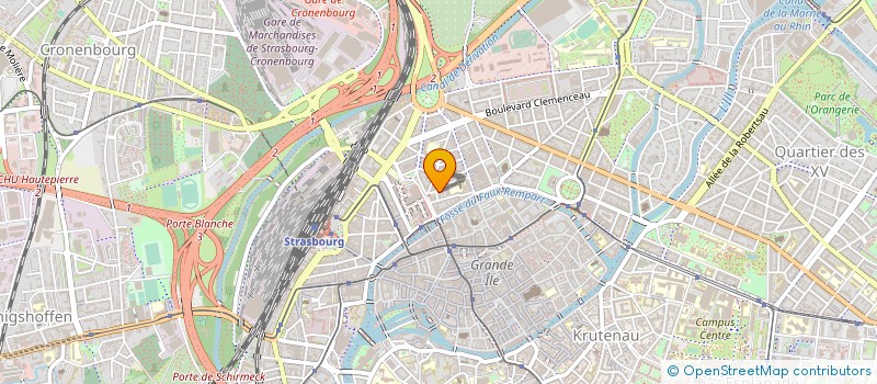 localisation de l'entreprise CANTO CTRE APPLICAT NOUV TECHN OPHTALMO à STRASBOURG