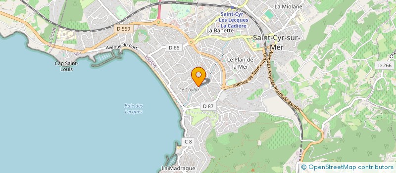 localisation de l'entreprise CANTO SAN CERI à SAINT-CYR-SUR-MER