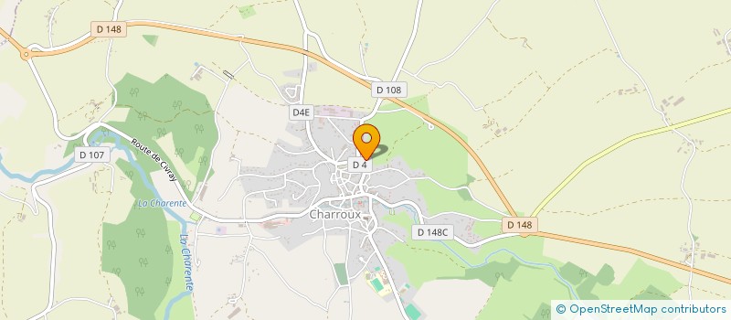 localisation de l'entreprise CANTON ANNONCE à CHARROUX