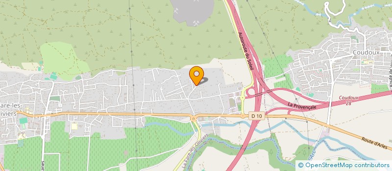 localisation de l'entreprise CANTON BACARA  LA FARE-LES-OLIVIERS