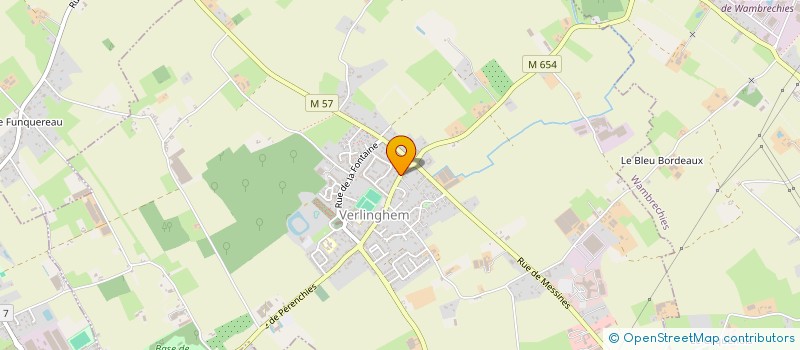 localisation de l'entreprise CANTON DU BOIS  VERLINGHEM