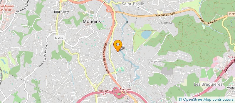 localisation de l'entreprise CANTON REAL ESTATE à MOUGINS