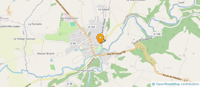 localisation de l'entreprise CANTON S'RENCONTRE  GAVRAY-SUR-SIENNE