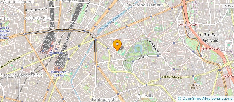 localisation de l'entreprise CANTONADE PRODUCTIONS  PARIS