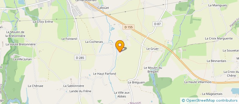 localisation de l'entreprise CANTONS SOLIDAIRES AUTONOMES DE BRETAGNE à LA BOUSSAC