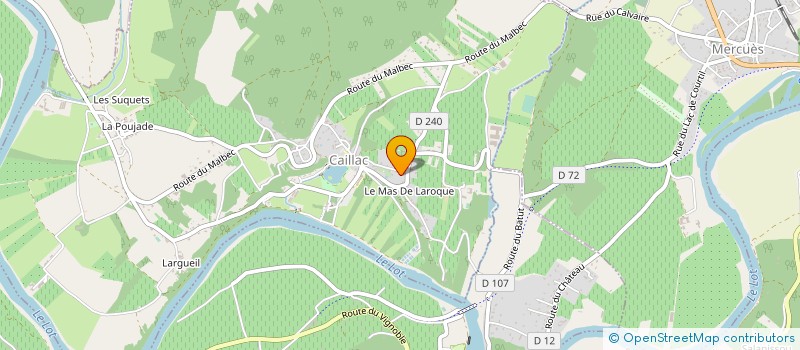 localisation de l'entreprise CANTOO à CAILLAC