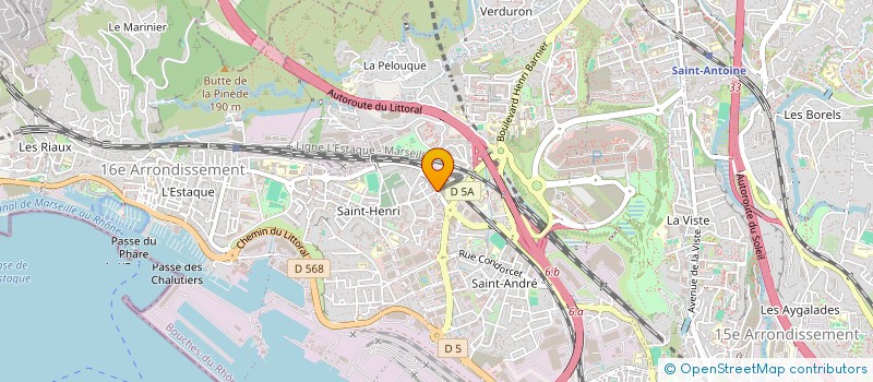 localisation de l'entreprise CANTOPERDRIX PRODUCTION ENERGETIQUE à MARSEILLE 16EME