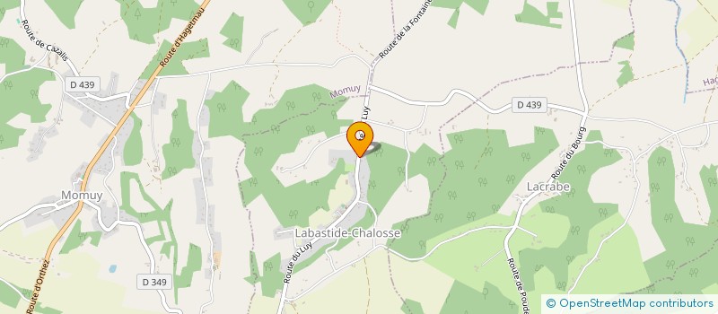 localisation de l'entreprise CANTOU  HAGETMAU