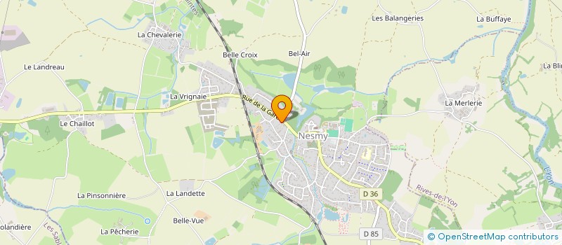 localisation de l'entreprise CANTRELLE  NESMY