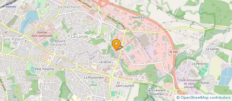 localisation de l'entreprise CANTRELLE COMPOSITES à VANNES