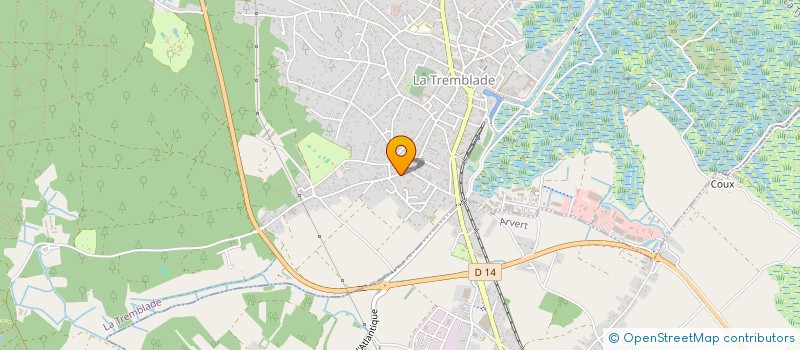 localisation de l'entreprise CANTREM  LA TREMBLADE