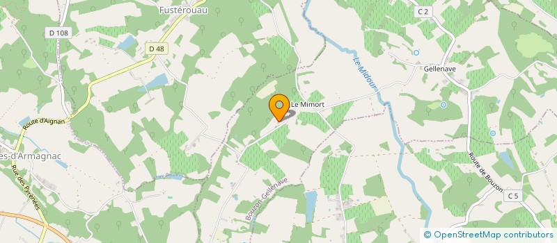 localisation de l'entreprise CANTUS HUMILIS  SABAZAN